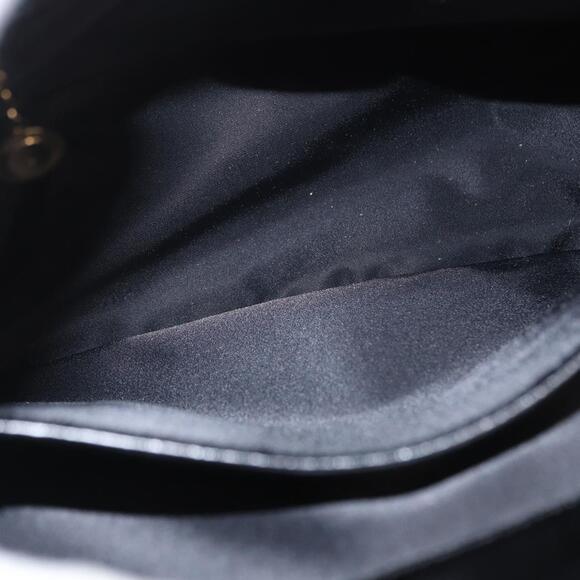 GUCCI Hand Bag Leather Black Gold Auth BA9107 - Picture 11 of 16